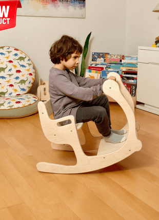 Toddler Rocking Chair and Table Set: Eco-Friendly by Kidodido