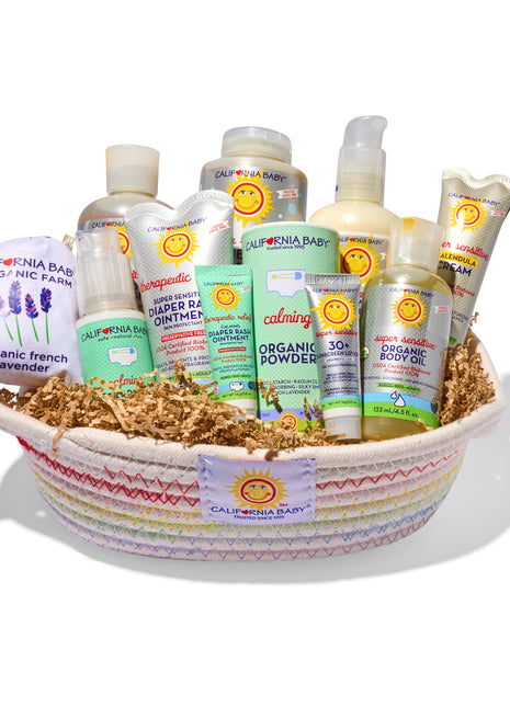 Welcome Baby Gift Basket – Natural & Organic Baby Care Set