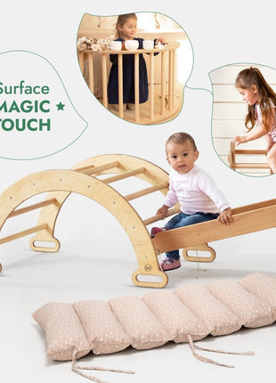 5in1 Climbing Set – Montessori Wooden Play Gym for Kids