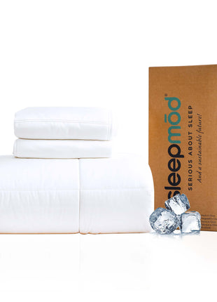 Cooling Comforter Set – Eucalyptus Silk Temperature-Regulating Bedding Set