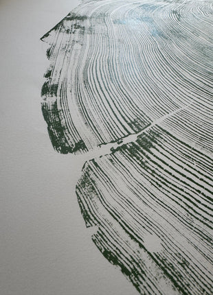 San Francisco, Real Redwood Art, 36x48 Inches. Original Signed artwork made from Real Redwood