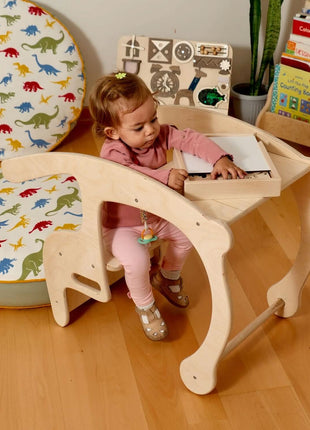 Toddler Rocking Chair and Table Set: Eco-Friendly by Kidodido