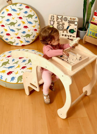 Toddler Rocking Chair and Table Set: Eco-Friendly by Kidodido