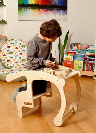 Toddler Rocking Chair and Table Set: Eco-Friendly by Kidodido