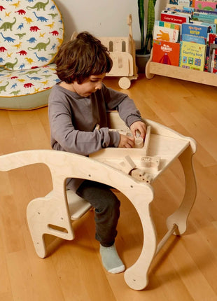 Toddler Rocking Chair and Table Set: Eco-Friendly by Kidodido