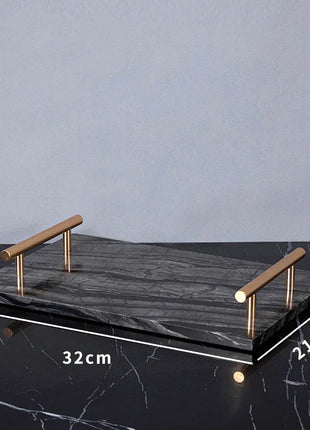 DecorBites™ Ancient Wood Grain Marble Bathroom Set with Luxury Accessories