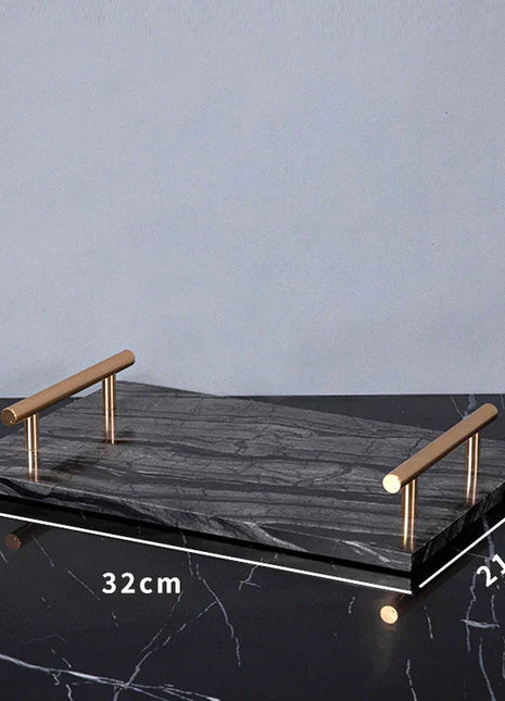 DecorBites™ Ancient Wood Grain Marble Bathroom Set with Luxury Accessories