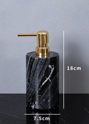 DecorBites™ Ancient Wood Grain Marble Bathroom Set with Luxury Accessories