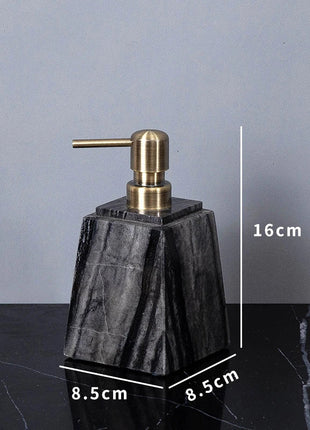 DecorBites™ Ancient Wood Grain Marble Bathroom Set with Luxury Accessories