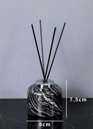 DecorBites™ Ancient Wood Grain Marble Bathroom Set with Luxury Accessories