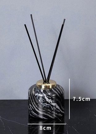 DecorBites™ Ancient Wood Grain Marble Bathroom Set with Luxury Accessories