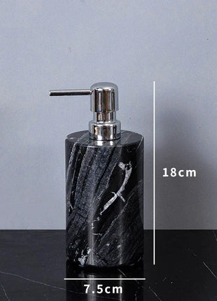 DecorBites™ Ancient Wood Grain Marble Bathroom Set with Luxury Accessories