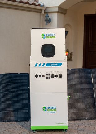 MyGrid 10K Solar and Wind Generator for Home – Whole House Backup Power System (Expandable)