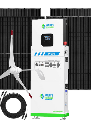 MyGrid 10K Solar and Wind Generator for Home – Whole House Backup Power System (Expandable)