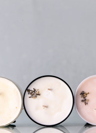 Hand-Poured Soy Wax Candle Collection - Natural Aromatherapy Gift Set