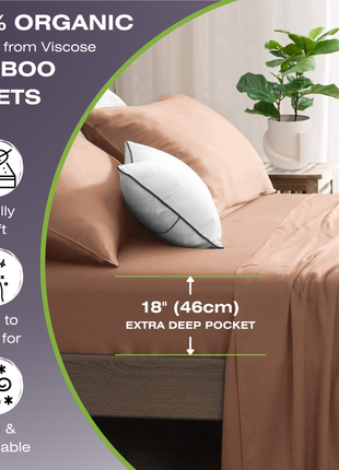 Organic Bamboo Sheets - Ultra‑Soft, Breathable and Hypoallergenic