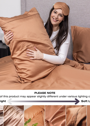 Organic Bamboo Duvet Cover Set - Hypoallergenic, Ultra-Soft Bed Linen