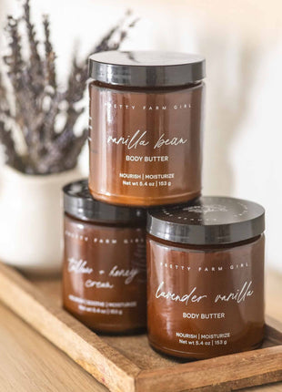 Natural Tallow Skincare Gift Set – Hydrating Body Butter Trio (3 Scents)