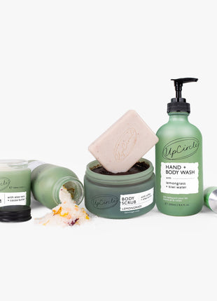 Natural Bodycare Bundle - Skincare Set with Scrub & Moisturizer