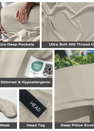 Organic Bamboo Sheets - Ultra‑Soft, Breathable and Hypoallergenic