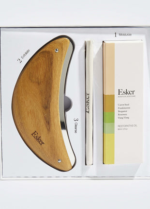 Beauty Body Plane Set - Exfoliating Scraper and Body Oil