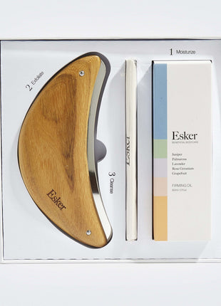 Beauty Body Plane Set - Exfoliating Scraper and Body Oil