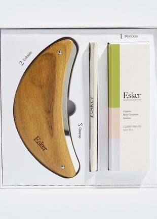 Beauty Body Plane Set - Exfoliating Scraper and Body Oil