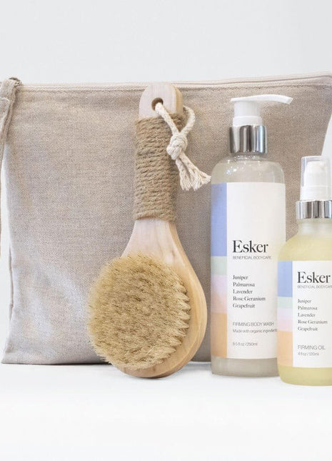 Firming Set - Dry Brush, Body Wash and Firming Body Oil