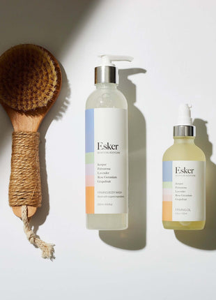 Firming Set - Dry Brush, Body Wash and Firming Body Oil