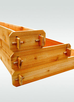 Timberlane Gardens 3-Tier Raised Garden Bed Kit – Large Cedar Elevated Planter