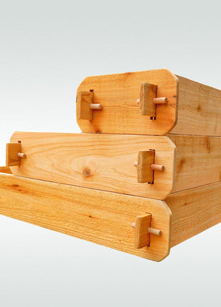 Timberlane Gardens 3-Tier Raised Garden Bed Kit – Small Cedar Elevated Planters