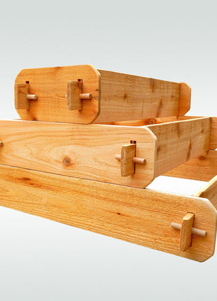 Timberlane Gardens 3-Tier Raised Garden Bed Kit – Small Cedar Elevated Planters