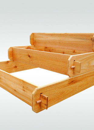 Timberlane Gardens 3-Tier Raised Garden Bed Kit – Small Cedar Elevated Planters