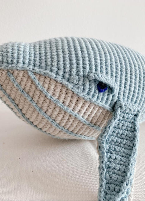 Handmade Organic Cotton Whale