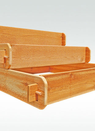 Timberlane Gardens 3-Tier Raised Garden Bed Kit – Small Cedar Elevated Planters