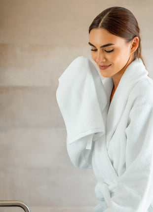 Luxury Organic Bath Towel Set – 6 Piece Soft Plush Eco-Friendly Towels