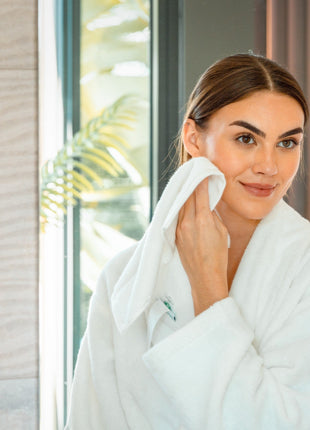 Luxury Organic Bath Towel Set – 6 Piece Soft Plush Eco-Friendly Towels