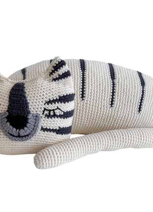 Handmade Organic Cotton White Tiger