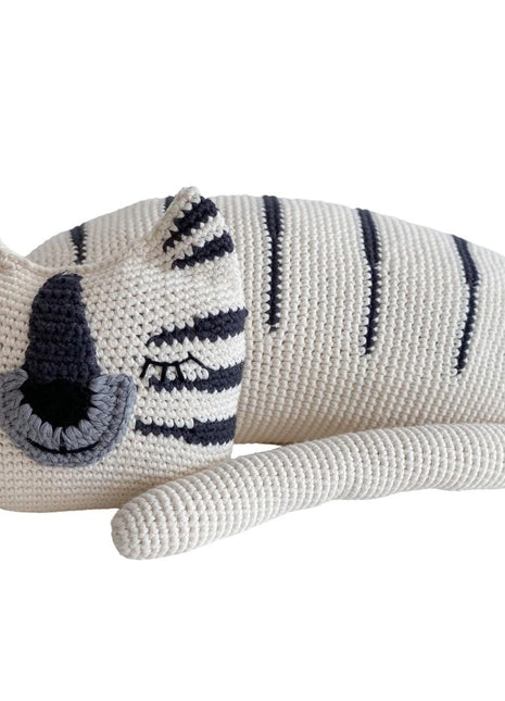 Handmade Organic Cotton White Tiger